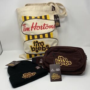 GAZA FUNDRAISER NWT Tim Horton’s Justin Bieber Limited Edition Triple Pack